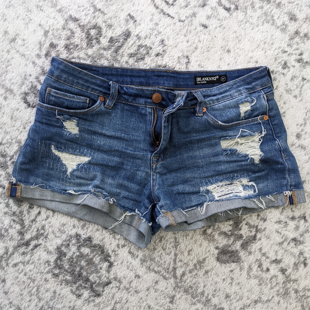 BLANKNYC boyfriend denim shorts